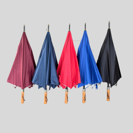 DÙ POLY 70 TAY CẦM GỖ